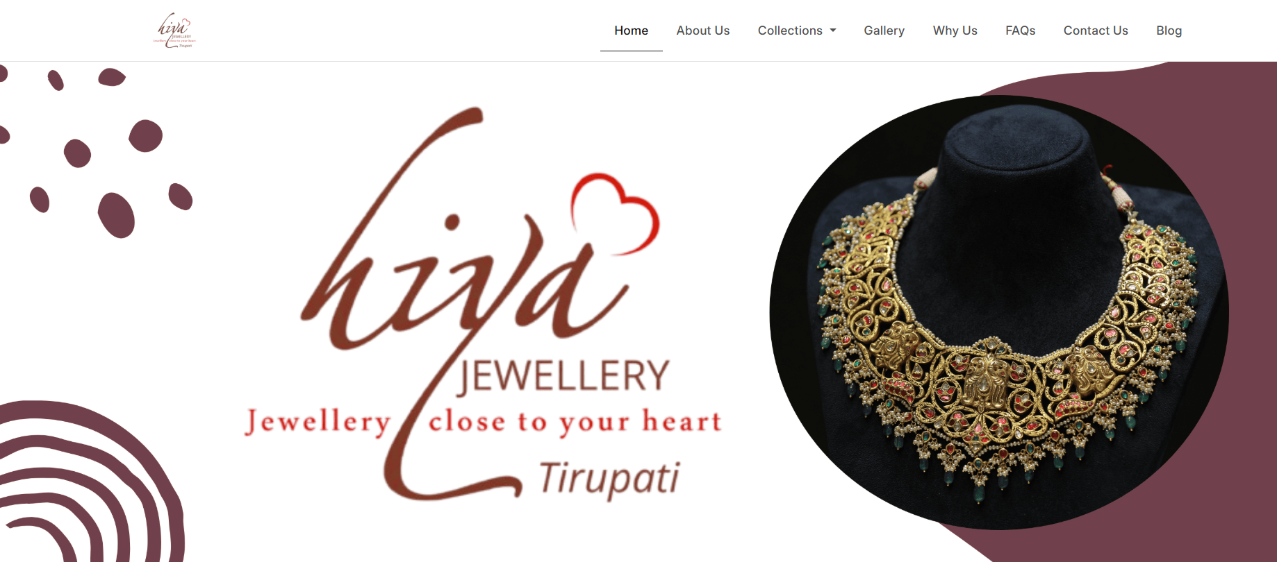 Discover Exquisite Jewellery Collections at Hiya Jewellers, Tirupati